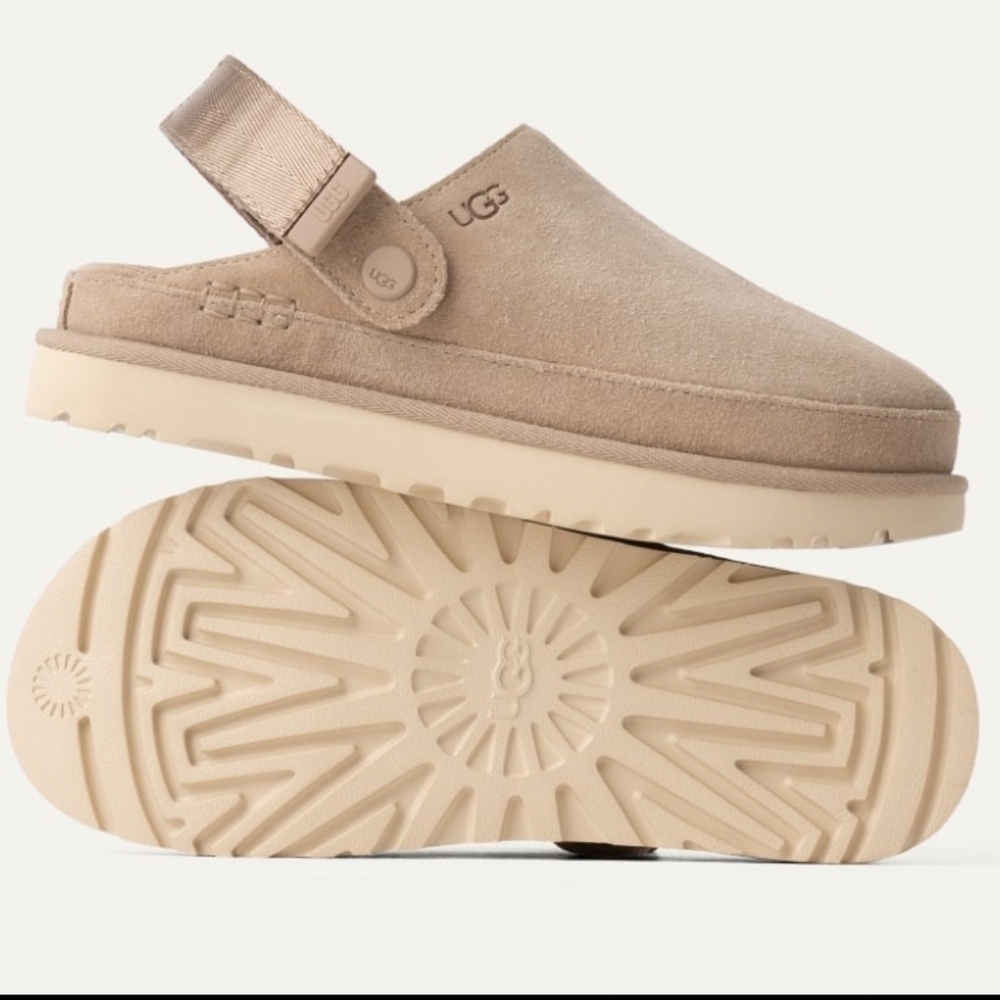 NEW Ugg Goldenstar clog - Sand size 7